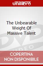 The Unbearable Weight Of Massive Talent dvd