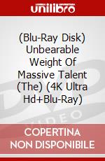 (Blu-Ray Disk) Unbearable Weight Of Massive Talent (The) (4K Ultra Hd+Blu-Ray) brd