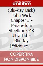 (Blu-Ray Disk) John Wick Chapter 3 - Parabellum Steelbook 4K Ultra Hd + Blu-Ray [Edizione: Regno Unito] brd