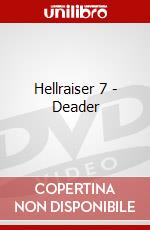 Hellraiser 7 - Deader dvd