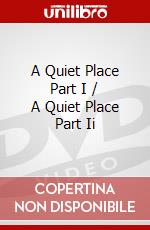 A Quiet Place Part I / A Quiet Place Part Ii dvd