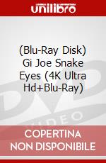 (Blu-Ray Disk) Gi Joe Snake Eyes (4K Ultra Hd+Blu-Ray) brd