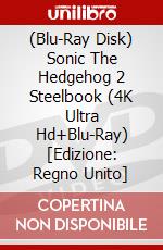 (Blu-Ray Disk) Sonic The Hedgehog 2 Steelbook (4K Ultra Hd+Blu-Ray) [Edizione: Regno Unito] brd