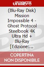(Blu-Ray Disk) Mission Impossible 4 - Ghost Protocol Steelbook 4K Ultra Hd + Blu-Ray [Edizione: Regno Unito] brd