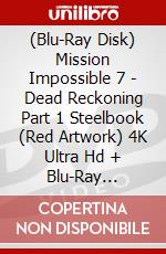 (Blu-Ray Disk) Mission Impossible 7 - Dead Reckoning Part 1 Steelbook (Red Artwork) 4K Ultra Hd + Blu-Ray [Edizione: Regno Unito] brd
