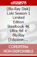 (Blu-Ray Disk) Loki Season 1 Limited Edition Steelbook 4K Ultra Hd + Blu-Ray [Edizione: Regno Unito] brd