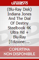 (Blu-Ray Disk) Indiana Jones And The Dial Of Destiny Steelbook 4K Ultra Hd + Blu-Ray [Edizione: Regno Unito] brd