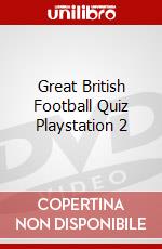 Great British Football Quiz Playstation 2 dvd