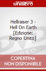 Hellraiser 3 - Hell On Earth [Edizione: Regno Unito] dvd