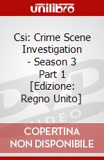 Csi: Crime Scene Investigation - Season 3 Part 1 [Edizione: Regno Unito] dvd