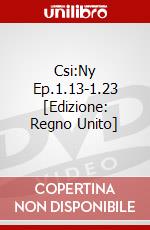 Csi:Ny Ep.1.13-1.23 [Edizione: Regno Unito] dvd