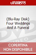 (Blu-Ray Disk) Four Weddings And A Funeral brd