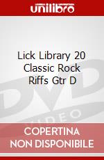 Lick Library 20 Classic Rock Riffs Gtr D dvd
