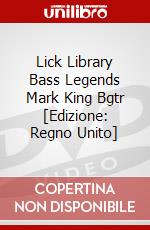 Lick Library Bass Legends Mark King Bgtr [Edizione: Regno Unito] dvd