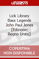 Lick Library Bass Legends John Paul Jones [Edizione: Regno Unito] dvd