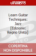 Learn Guitar Techniques: Jazz [Edizione: Regno Unito] dvd
