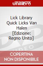 Lick Library Quick Licks Van Halen [Edizione: Regno Unito] dvd