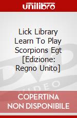 Lick Library Learn To Play Scorpions Egt [Edizione: Regno Unito] dvd