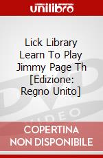 Lick Library Learn To Play Jimmy Page Th [Edizione: Regno Unito] dvd