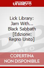 Lick Library: Jam With... Black Sabbath [Edizione: Regno Unito] dvd