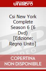 Csi New York Complete Season 6 (6 Dvd) [Edizione: Regno Unito] dvd