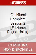 Csi Miami Complete Season 2 [Edizione: Regno Unito] dvd