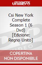 Csi New York Complete Season 1 (6 Dvd) [Edizione: Regno Unito] dvd