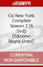 Csi New York: Complete Season 2 (6 Dvd) [Edizione: Regno Unito] dvd