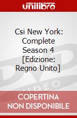 Csi New York: Complete Season 4 [Edizione: Regno Unito] dvd