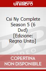 Csi Ny Complete Season 5 (6 Dvd) [Edizione: Regno Unito] dvd