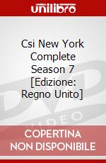 Csi New York Complete Season 7 [Edizione: Regno Unito] dvd