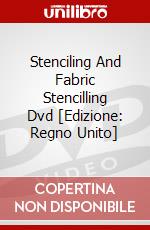 Stenciling And Fabric Stencilling Dvd [Edizione: Regno Unito] dvd