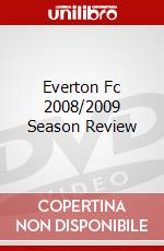 Everton Fc 2008/2009 Season Review dvd