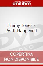Jimmy Jones - As It Happened dvd