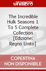 The Incredible Hulk Seasons 1 To 5 Complete Collection [Edizione: Regno Unito] dvd