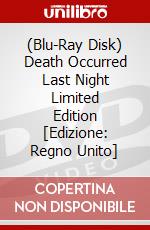 (Blu-Ray Disk) Death Occurred Last Night Limited Edition [Edizione: Regno Unito] film in dvd