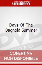 Days Of The Bagnold Summer dvd