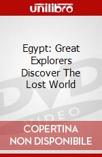 Egypt: Great Explorers Discover The Lost World dvd