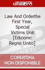Law And Orderthe First Year, Special Victims Unit [Edizione: Regno Unito] dvd
