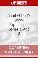 Rhod Gilbert's Work Experience: Series 1 And 2 dvd