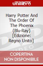 Harry Potter And The Order Of The Phoenix (Blu-Ray) [Edizione: Regno Unito] dvd