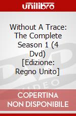 Without A Trace: The Complete Season 1 (4 Dvd) [Edizione: Regno Unito] dvd