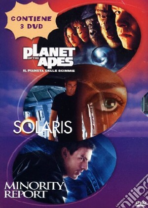 Minority Report / Solaris / Planet Of The Apes (3 Dvd) film in dvd di Tim Burton,Steven Soderbergh,Steven Spielberg