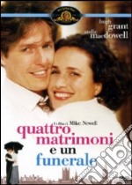 Quattro Matrimoni E Un Funerale dvd