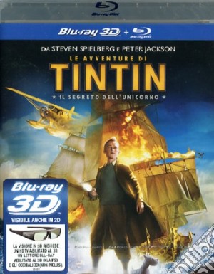 (Blu Ray Disk) Avventure Di Tintin (Le) - Il Segreto Dell'Unicorno (3D) (Blu-Ray 3D+Blu-Ray) film in blu ray disk di Steven Spielberg
