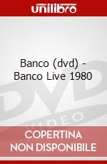 Banco (dvd) - Banco Live 1980 dvd