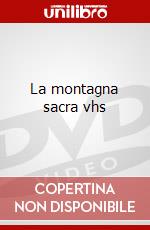 La montagna sacra vhs dvd