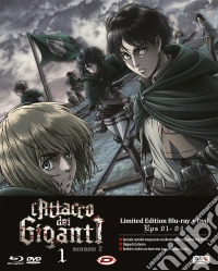 (Blu-Ray Disk) Attacco Dei Giganti (L') - Stagione 02 #01 (Eps 01-04) (Ldt) (Blu-Ray+Dvd) brd