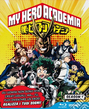 (Blu-Ray Disk) My Hero Academia - Stagione 01 The Complete Series (Eps 01-13) (3 Blu-Ray) film in dvd di Kenji Nagasaki