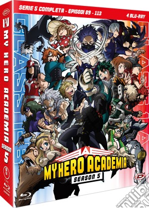 (Blu-Ray Disk) My Hero Academia - Stagione 05 The Complete Series (Eps 89-113) (4 Blu-Ray) film in dvd di Kenji Nagasaki